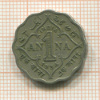 1 анна. Индия 1934г
