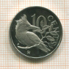 10 центов. Виргинские острова. ПРУФ 1973г