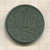 1 крона. Богемия и Моравия 1942г