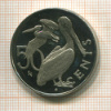 50 центов. Виргинские острова. ПРУФ 1973г