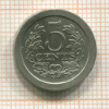 5 центов. Нидерланды 1907г