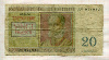 20 франков. Бельгия 1956г