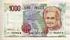 1000 лир. Италия