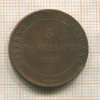 5 сентесимо. Тоскана 1859г