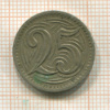 25 геллеров. Чехословакия 1933г