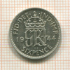 6 пенсов. Великобритания 1944г