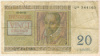 20 франков. Бельгия 1956г
