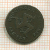 1/2 пенни. Остров Мэн 1733г