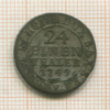 1/24 талера. Саксония 1749г