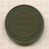 1/2 пенни. Австралия 1912г