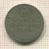 2 1/2 гроша. Пруссия 1842г