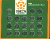 Набор жетонов SHELL. Сборная ФРГ на ЧМ-1970