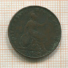 1 фартинг. Великобритания 1841г