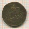 2 копейки. Перечекан с 4-х копеек 1766г