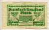 100000 марок. Германия 1923г