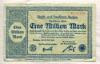 1000000 марок. Германия 1923г