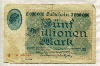 5000000 марок. Германия 1923г