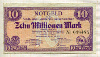 10000000 марок. Германия 1923г