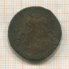 2 копейки. Перечекан 1758г