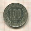 100 франков. Габон 1975г