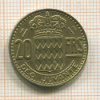 20 франков. Монако 1951г