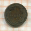 1 крейцер. Австрия 1859г