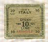 10 лир. Италия 1943г