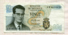 20 франков. Бельгия 1964г