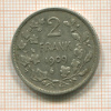 2 франка. Бельгия 1909г