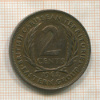 2 цента. Британские Карибы 1965г