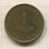 1 эскудо. Ангола 1972г
