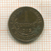 1 сантим. Франция 1912г