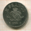 2 франка. Монако 1981г