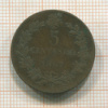 5 сентесимо. Италия 1867г
