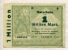 1000000 марок. Германия 1923г