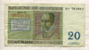 20 франков. Бельгия 1956г