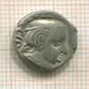 Драхма. Индия. Зап. Кшатрап. 2-4 в.