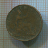 1 фартинг. Великобритания 1893г