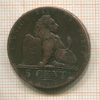 5 сантимов. Бельгия 1852г