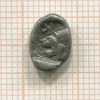 Обол. Мизия. Кизик. 5 в. до н.э. Лев/кабан