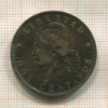 2 сентаво. Аргентина 1891г