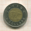2 доллара. Канада 1996г