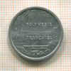 1 франк. Французская Полинезия 1979г