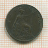 1 фартинг. Великобритания 1904г