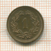 1 раппен. Швейцария 1932г
