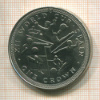 1 крона. Остров Мэн 1982г
