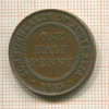 1/2 пенни. Австралия 1935г
