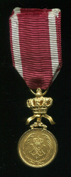 Золотая медаль ордена Короны. Бельгия