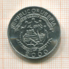 5 центов. Либерия 2000г