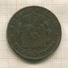 10 сантимов. Испания 1878г